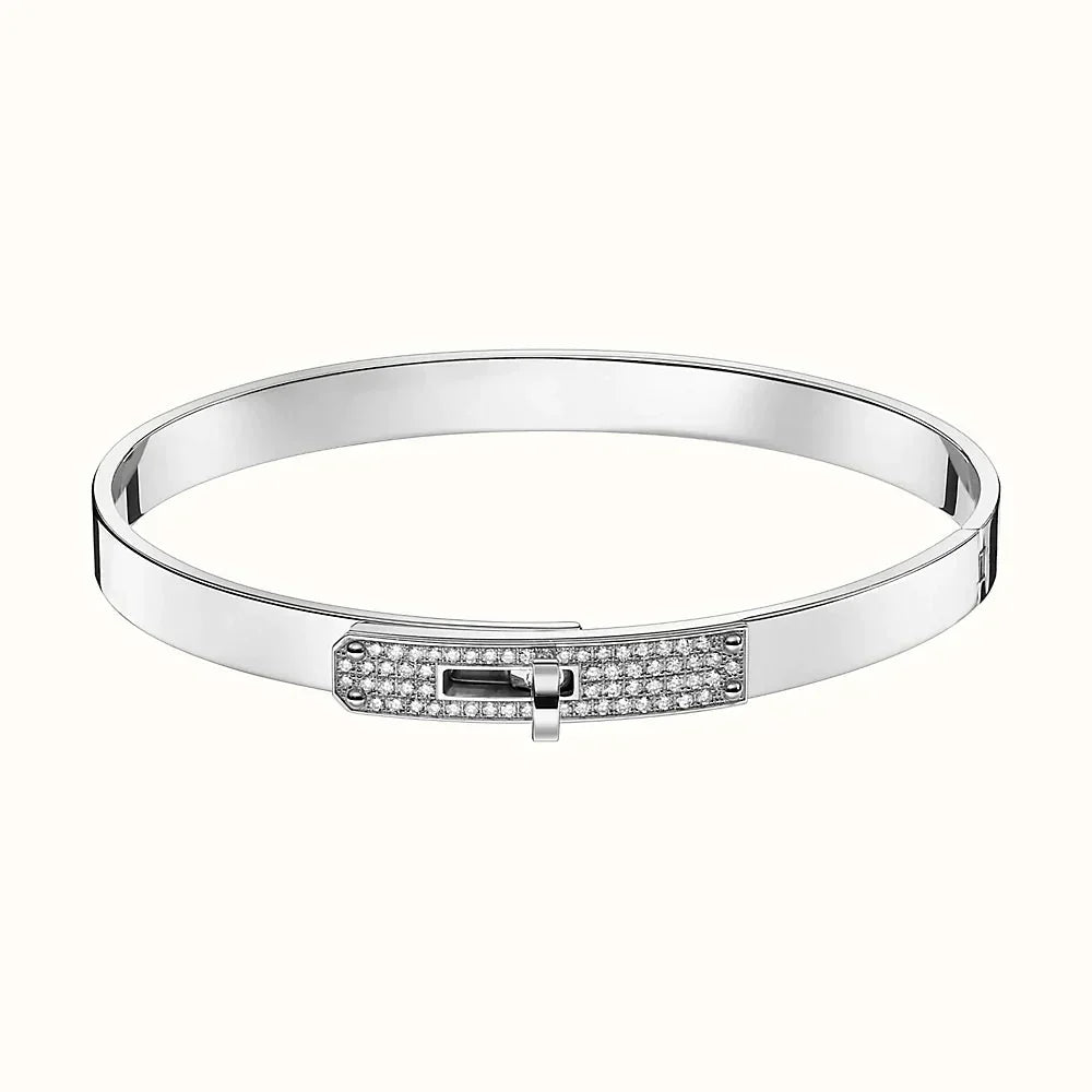[Am jewelry]KELLY SILVER DIAMOND BRACELET