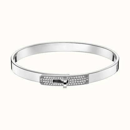 [Am jewelry]KELLY SILVER DIAMOND BRACELET