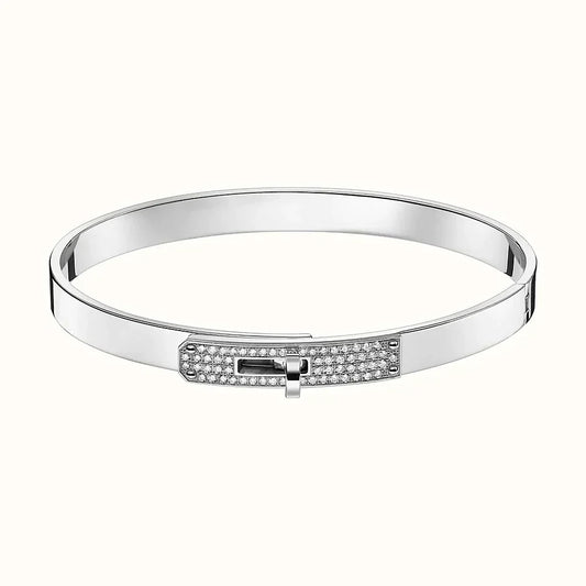 [Am jewelry]KELLY SILVER DIAMOND BRACELET