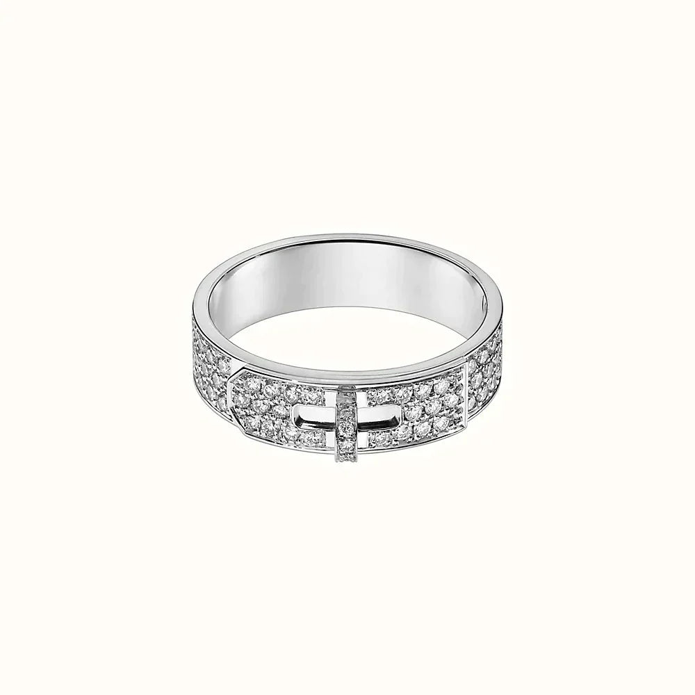 [Am jewelry]KELLY SILVER DIAMOND RING