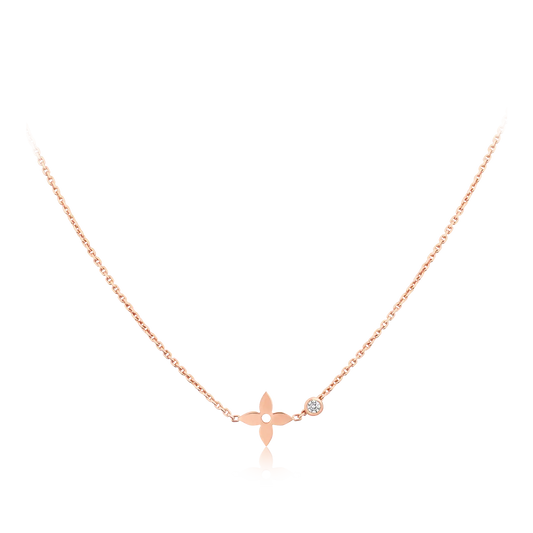 [Am jewelry]BLOSSOM PENDANT PINK GOLD AND DIAMOND