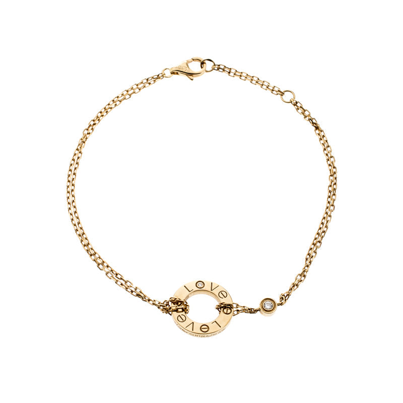 [Am jewelry]LOVE BRACELET 2 DIAMOND
