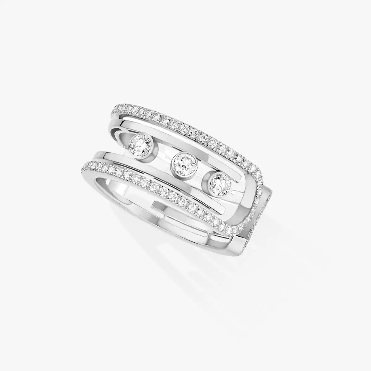 [Am Jewelry]Move 10th Diamond Ring in Gold