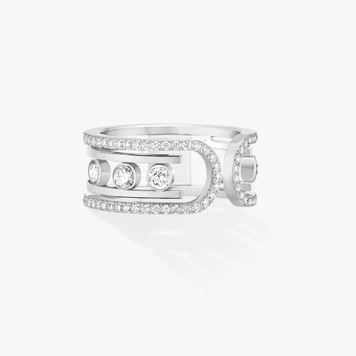 [Am Jewelry]Move 10th Diamond Ring in Gold