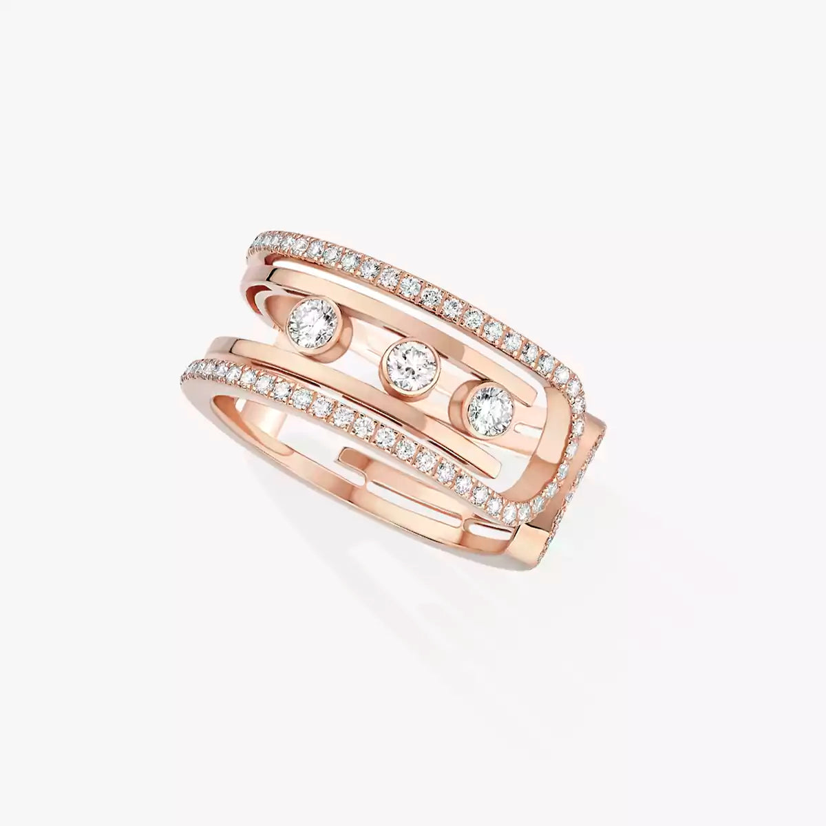 [Am Jewelry]Move 10th Diamond Ring in Gold