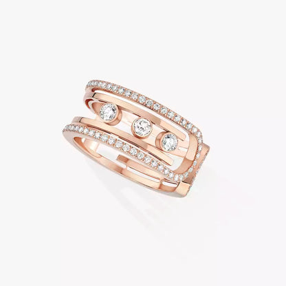 [Am Jewelry]Move 10th Diamond Ring in Gold