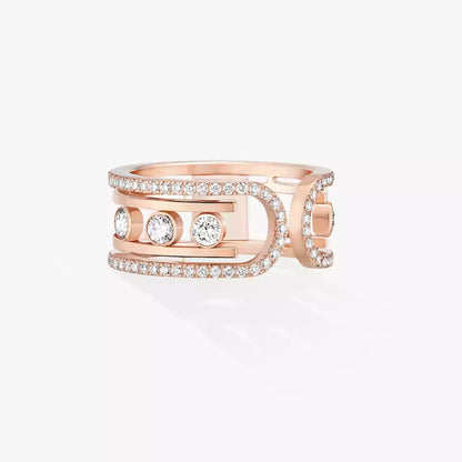 [Am Jewelry]Move 10th Diamond Ring in Gold