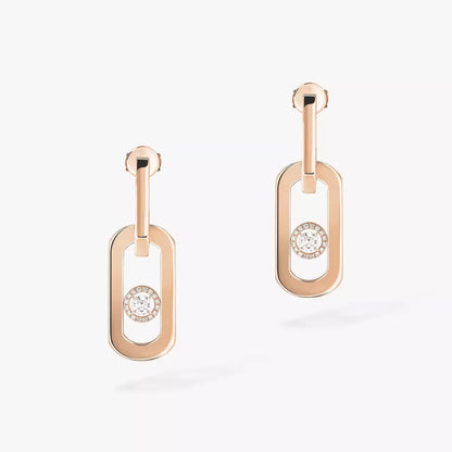 [Am Jewelry]So Move XL Diamond Pendant Earrings