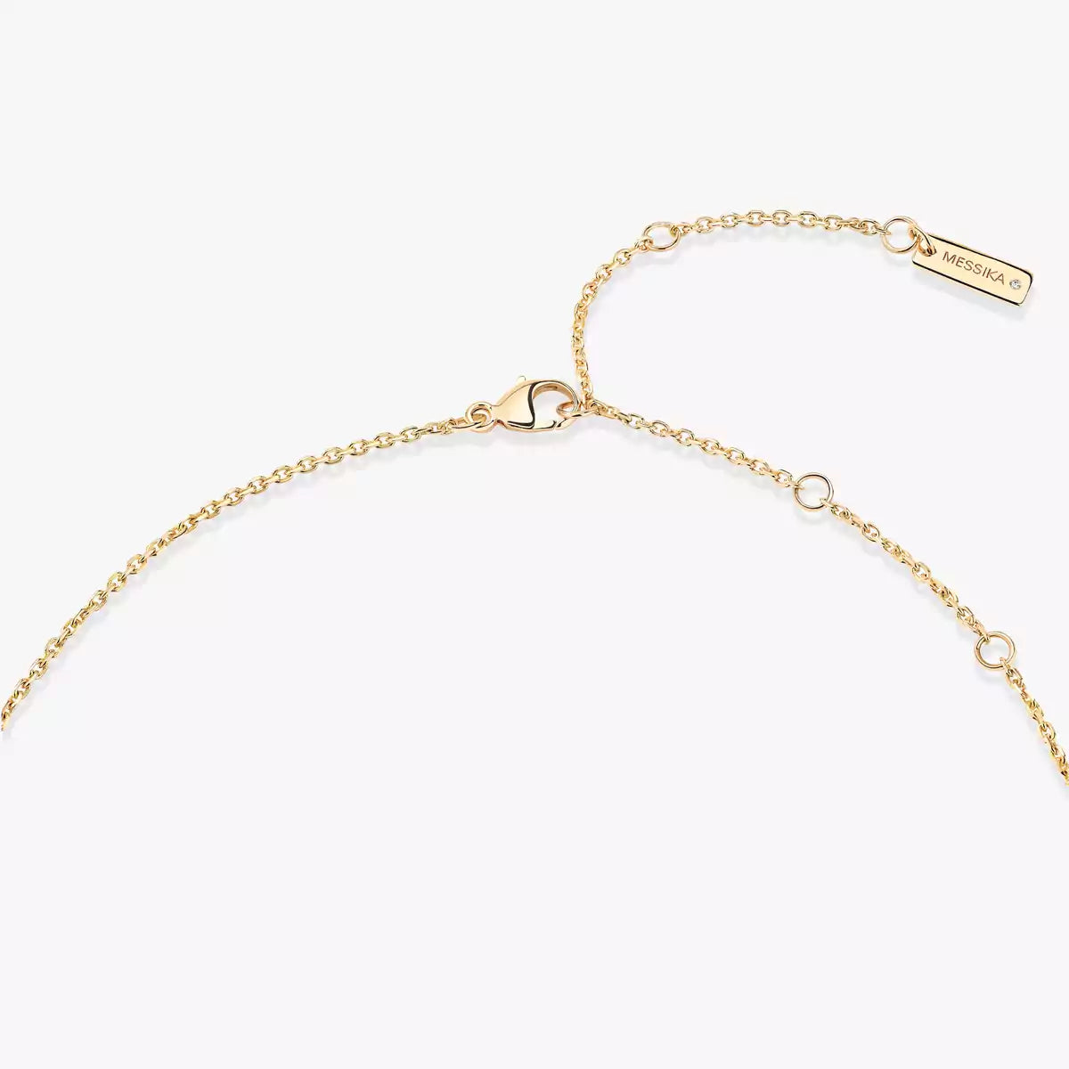 [Am Jewelry]Lucky Eye Diamond Necklace in Rose Gold and Turquoise
