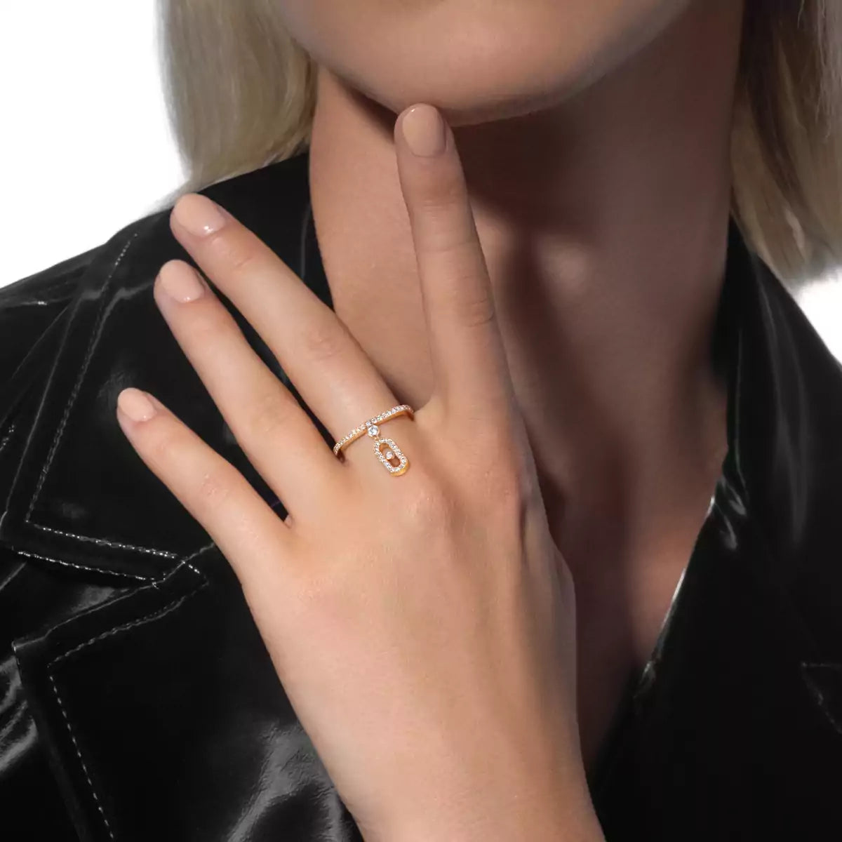 [Am Jewelry] Move Uno Diamond Ring