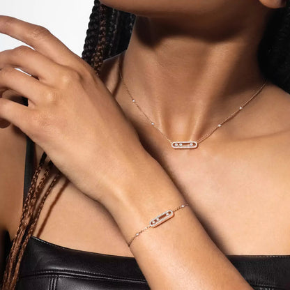 [Am Jewelry]Pavé Baby Move Diamond Bracelet