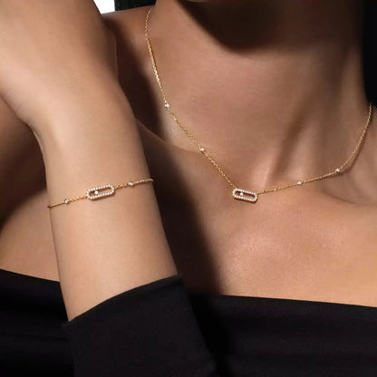 [Am Jewelry]Move Uno Necklace