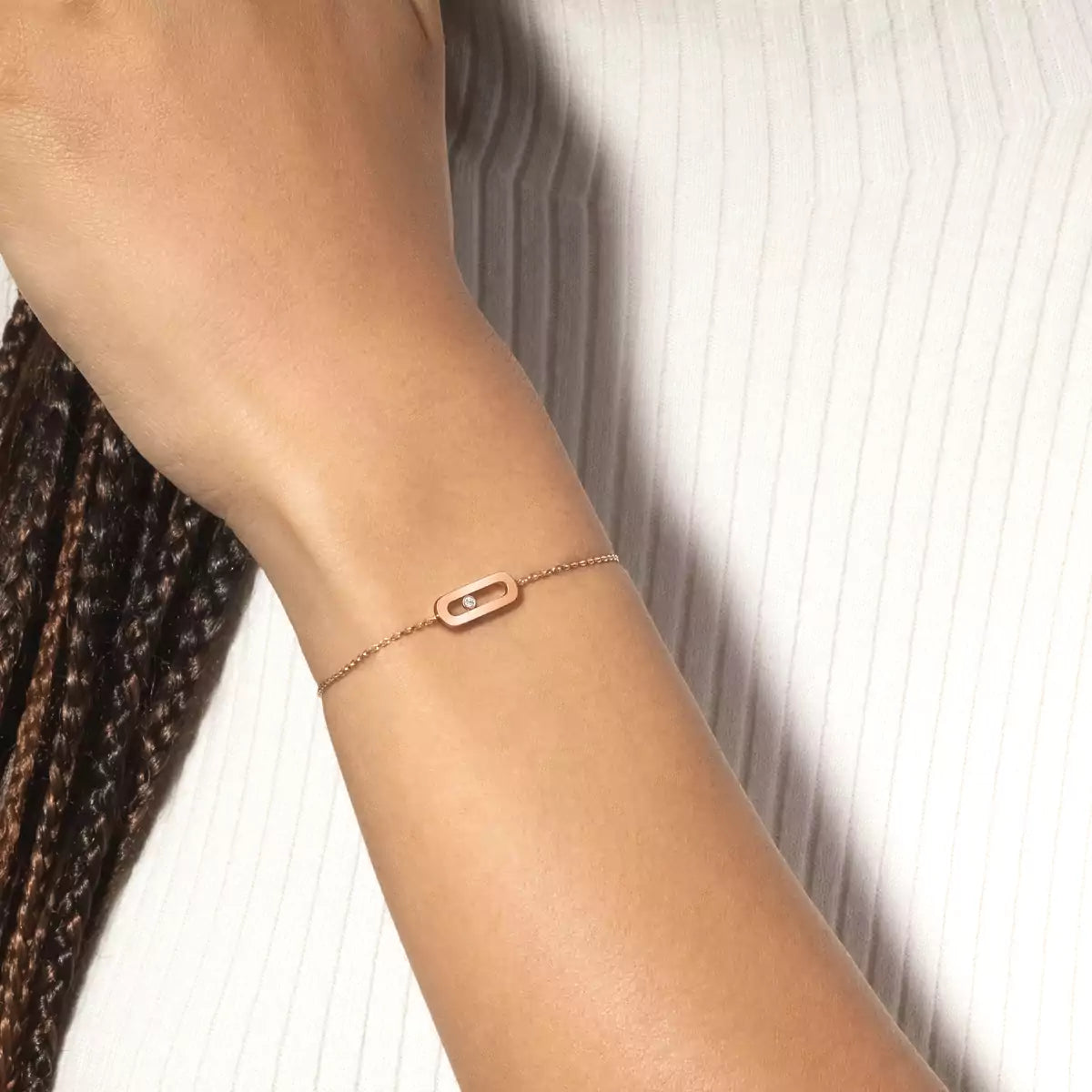[Am Jewelry]Move Uno Diamond Bracelet