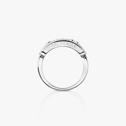 [Am Jewelry] Baby Move Gold Diamond Pave_ Ring