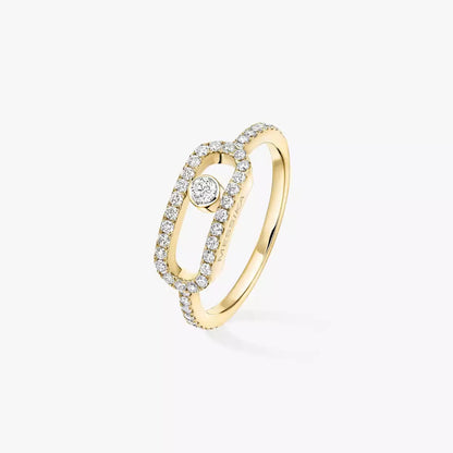 [Am Jewelry]Move Uno Diamond Ring in Gold