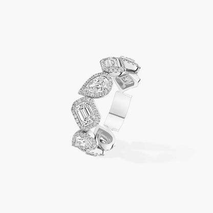 [Am Jewelry] Diamond Wedding Ring My Twin