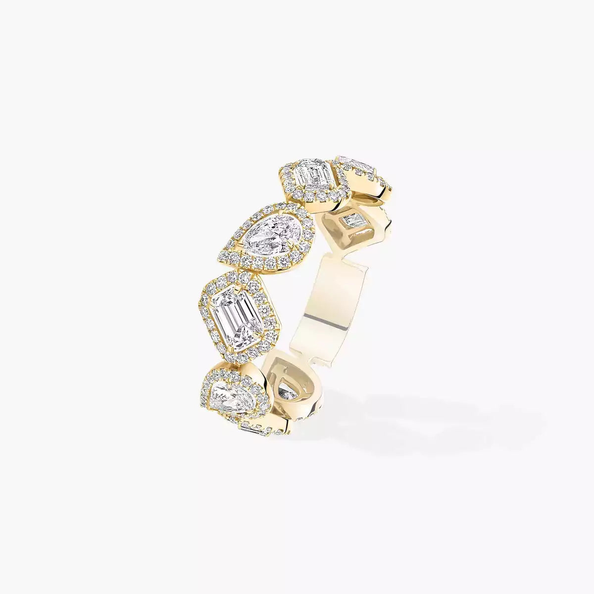 [Am Jewelry] Diamond Wedding Ring My Twin