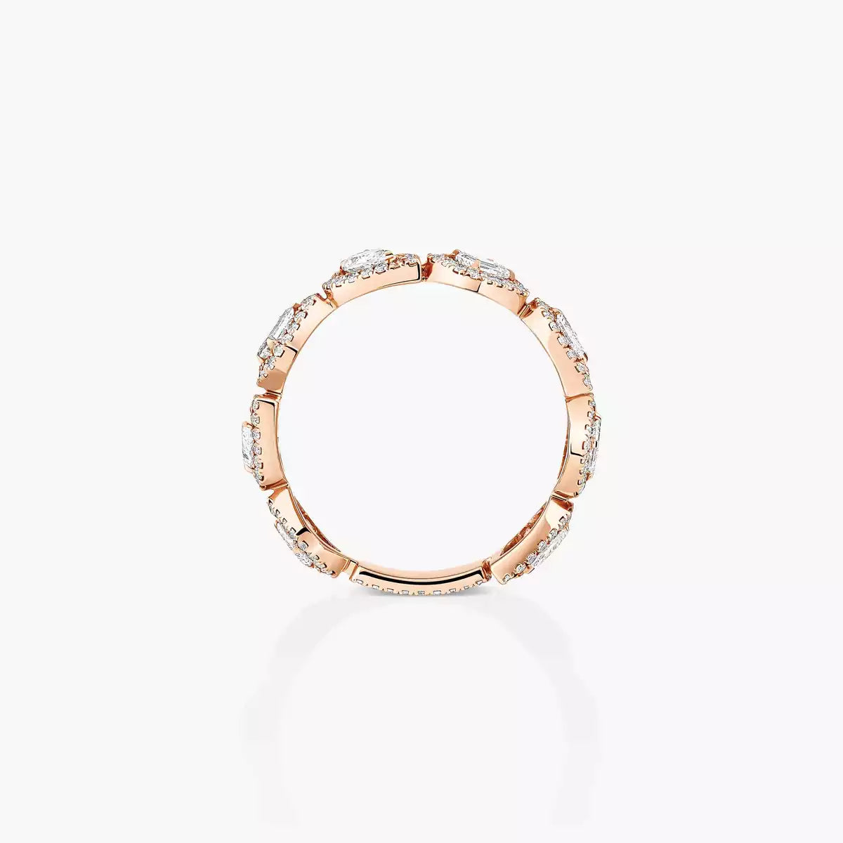 [Am Jewelry] Diamond Wedding Ring My Twin