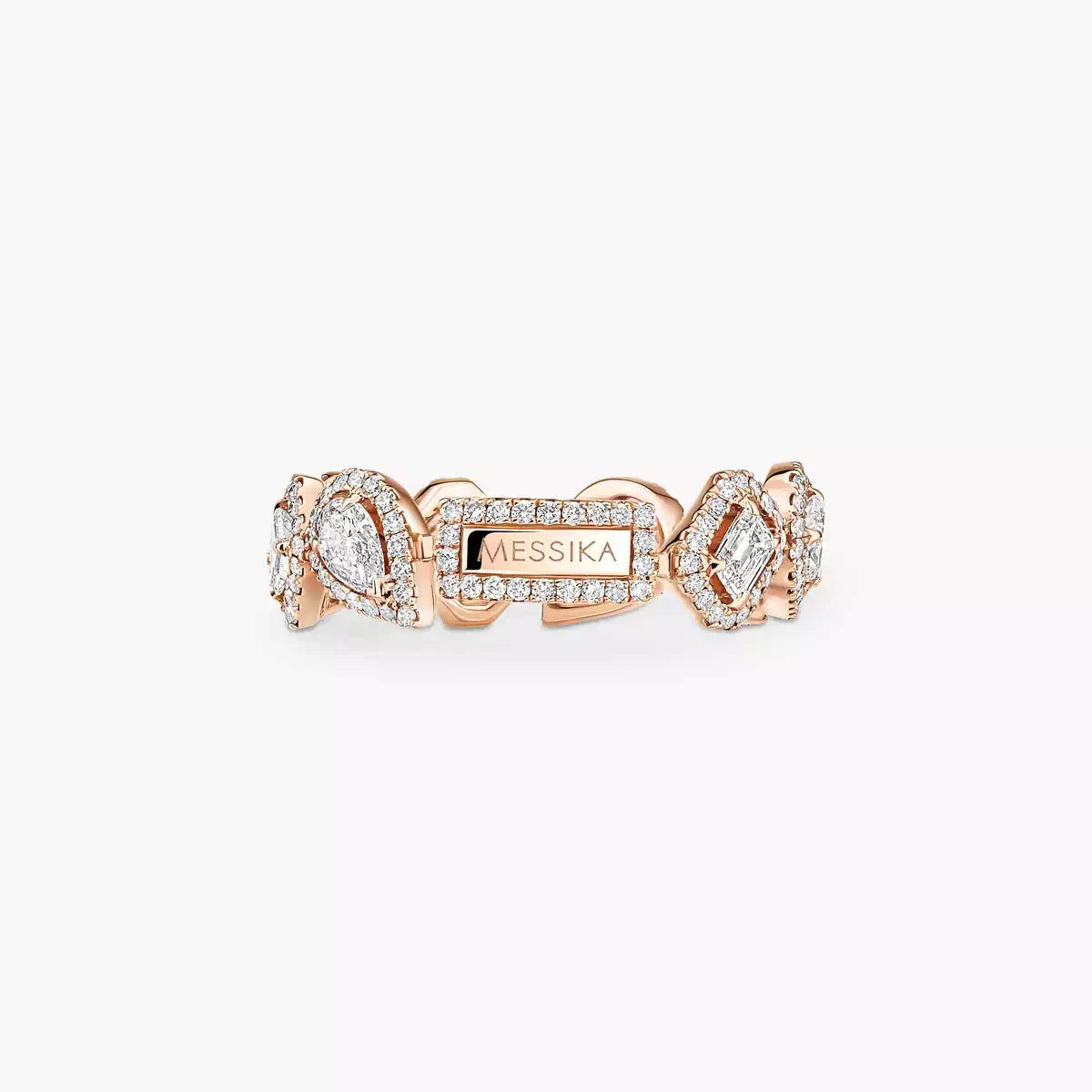 [Am Jewelry] Diamond Wedding Ring My Twin