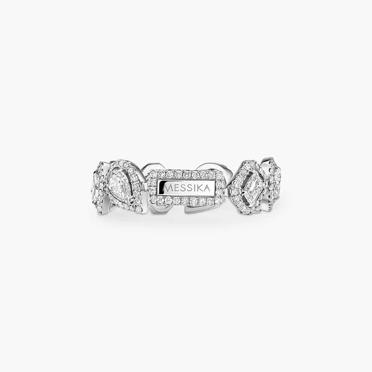 [Am Jewelry] Diamond Wedding Ring My Twin