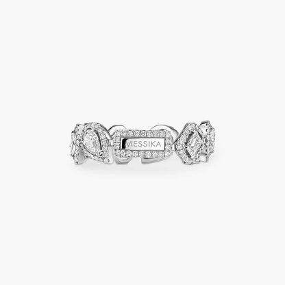 [Am Jewelry] Diamond Wedding Ring My Twin