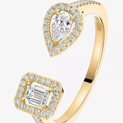 [Am Jewelry]My Twin Toi Gold Diamond Ring