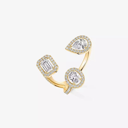 [Am Jewelry]  Diamond Ring 0,25ct My Twin Trilogy