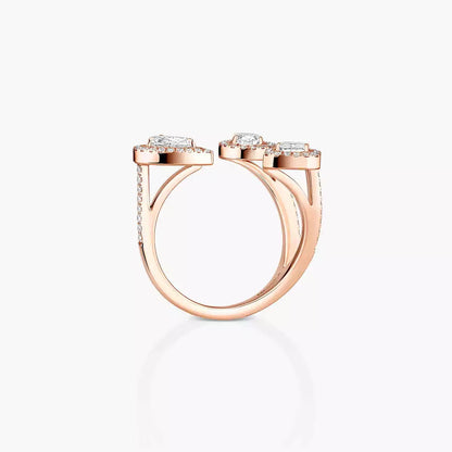[Am Jewelry]  Diamond Ring 0,25ct My Twin Trilogy