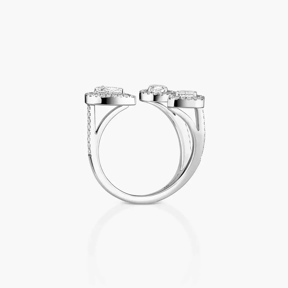 [Am Jewelry]  Diamond Ring 0,25ct My Twin Trilogy