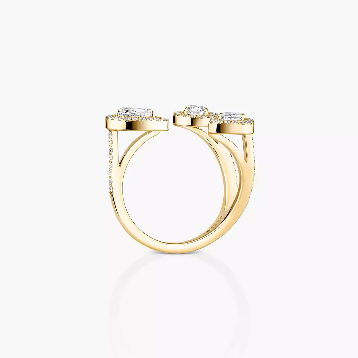 [Am Jewelry]  Diamond Ring 0,25ct My Twin Trilogy