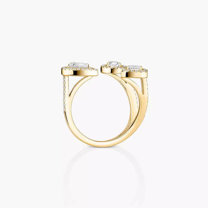[Am Jewelry]  Diamond Ring 0,25ct My Twin Trilogy