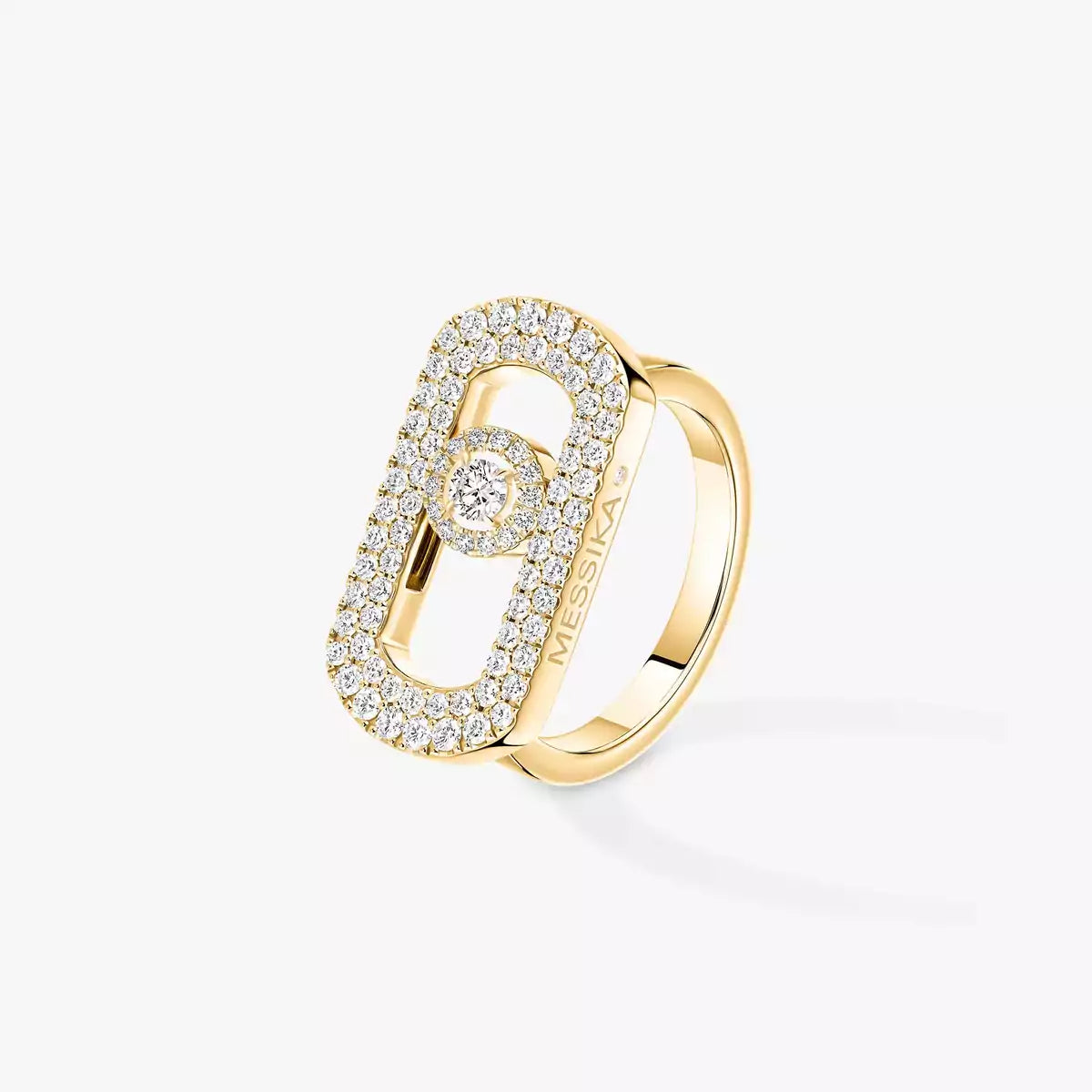 [Am Jewelry] So Move Pave_-Set Diamond Ring