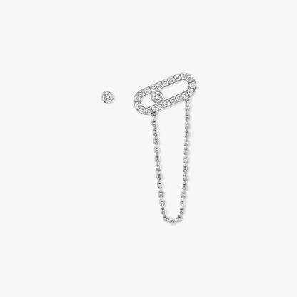 [Am Jewelry]Move Uno Diamond Earrings
