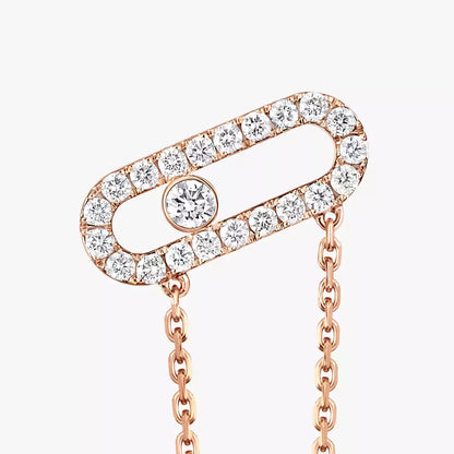 [Am Jewelry]Move Uno Diamond Earrings