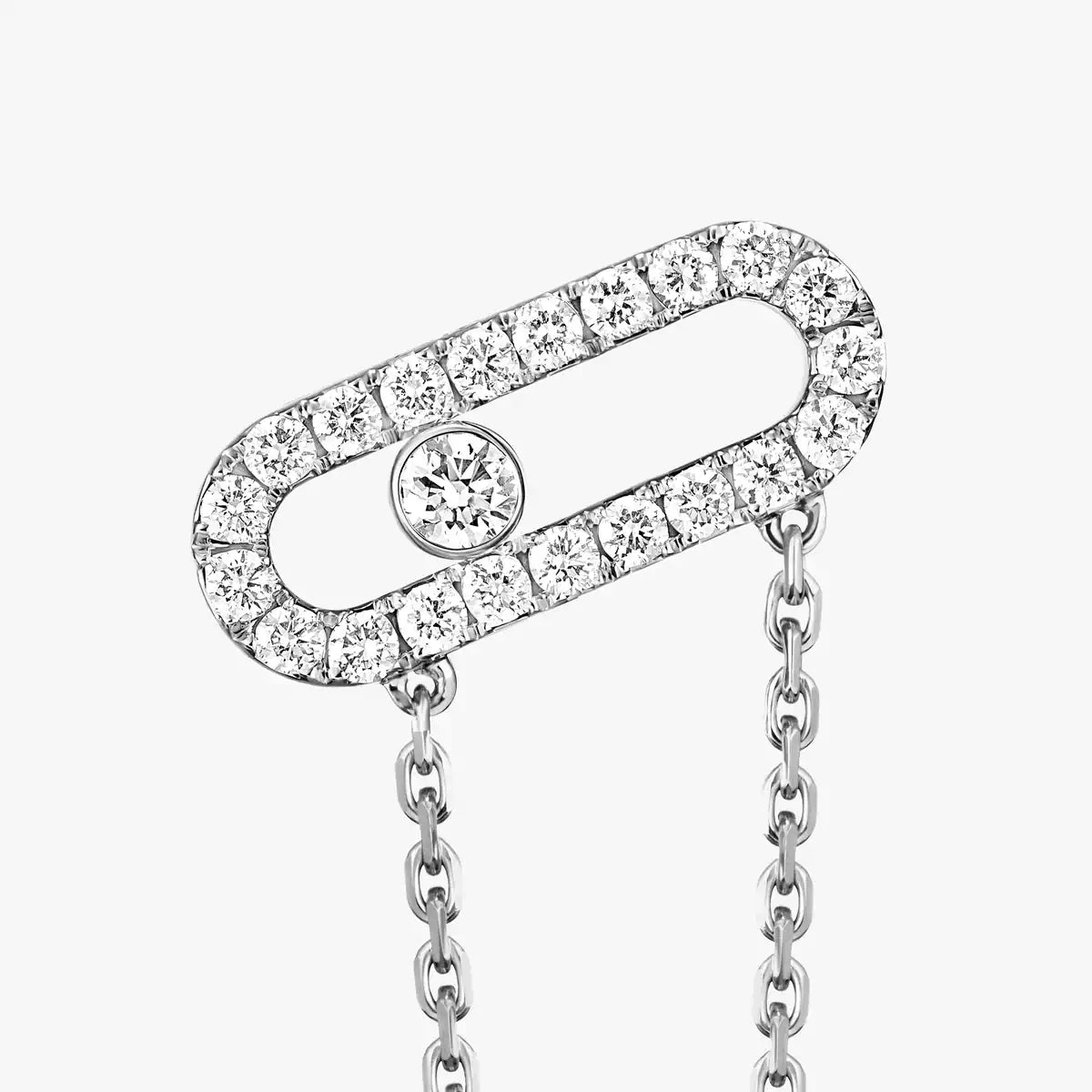[Am Jewelry]Move Uno Diamond Earrings