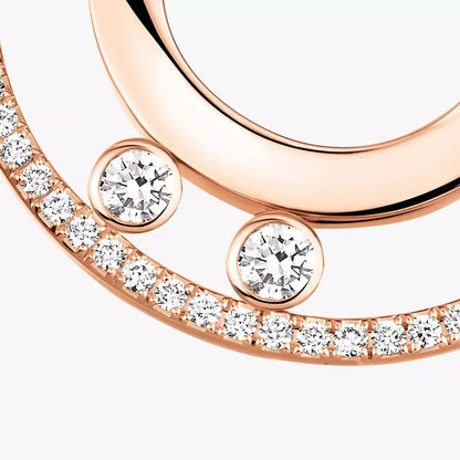 [Am Jewelry] Move Romane Small Diamond Hoop Earrings