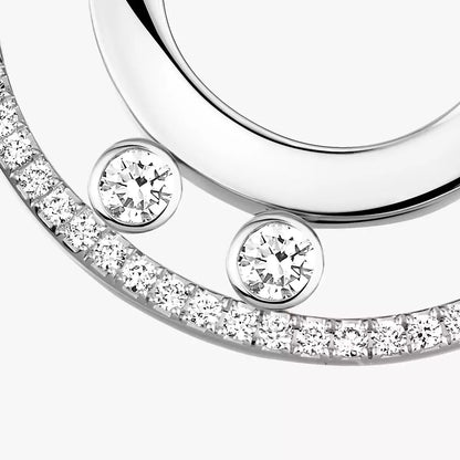 [Am Jewelry] Move Romane Small Diamond Hoop Earrings