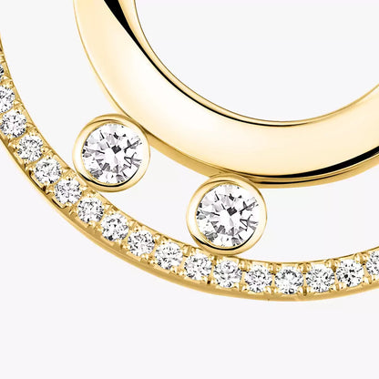 [Am Jewelry] Move Romane Small Diamond Hoop Earrings