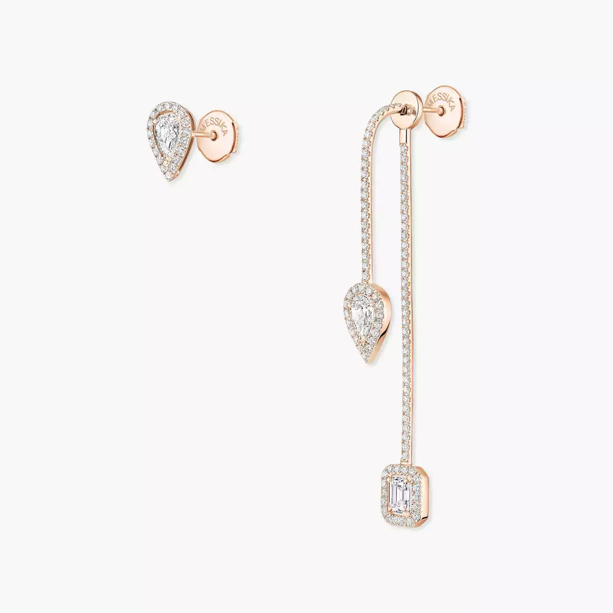 [Am Jewelry]Diamond Drop Earrings My Twin