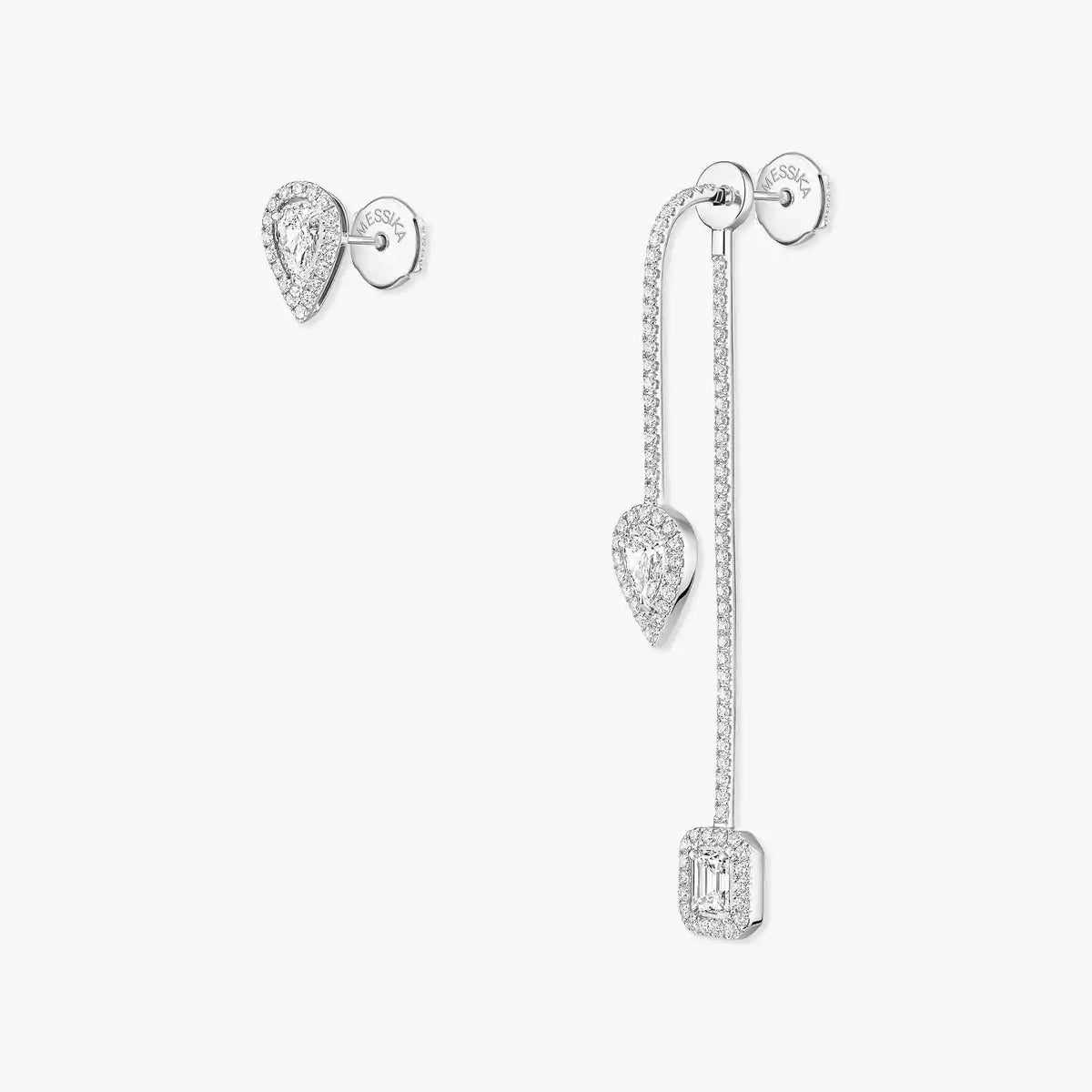 [Am Jewelry]Diamond Drop Earrings My Twin