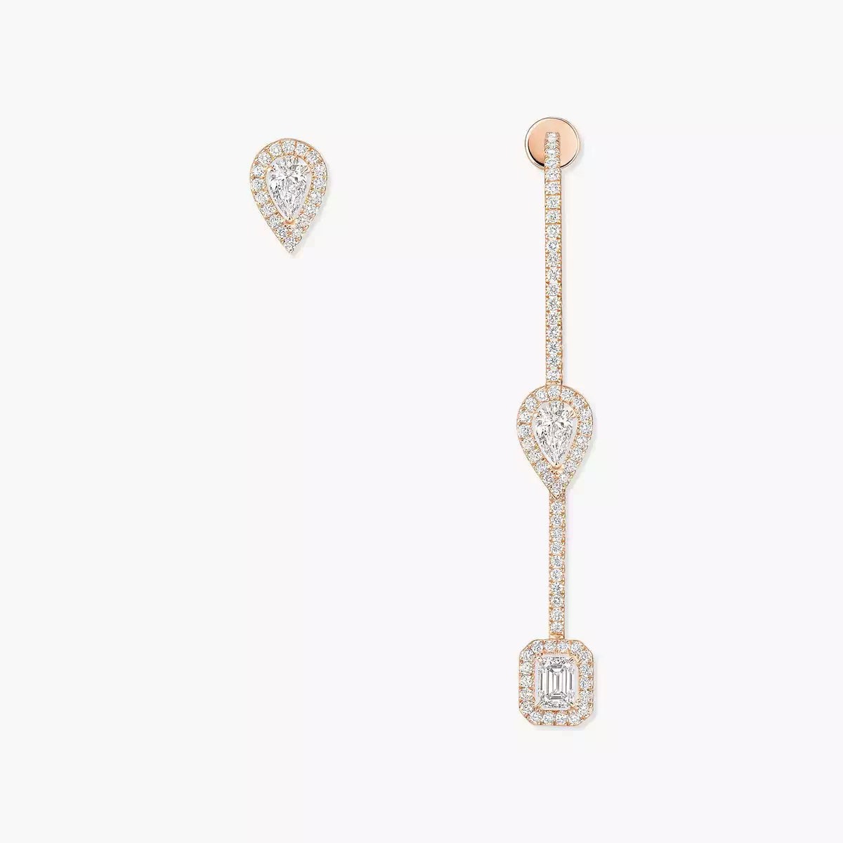 [Am Jewelry]Diamond Drop Earrings My Twin