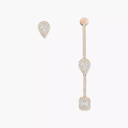 [Am Jewelry]Diamond Drop Earrings My Twin