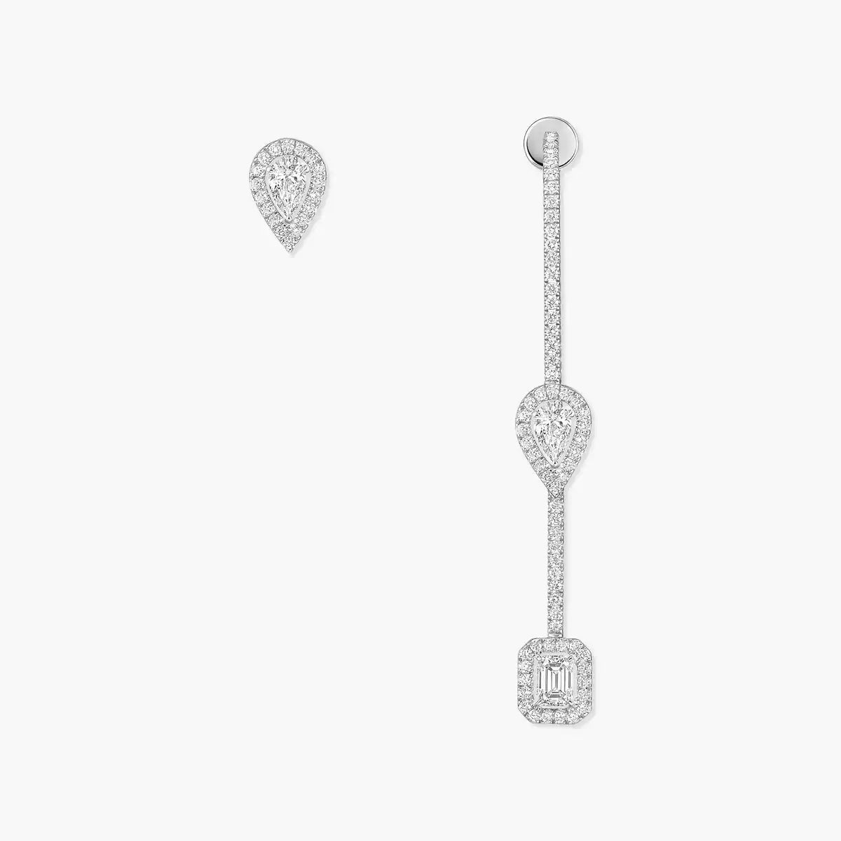 [Am Jewelry]Diamond Drop Earrings My Twin