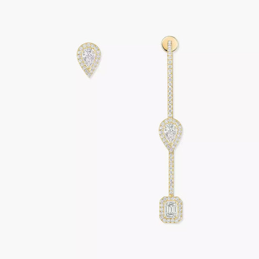 [Am Jewelry]Diamond Drop Earrings My Twin