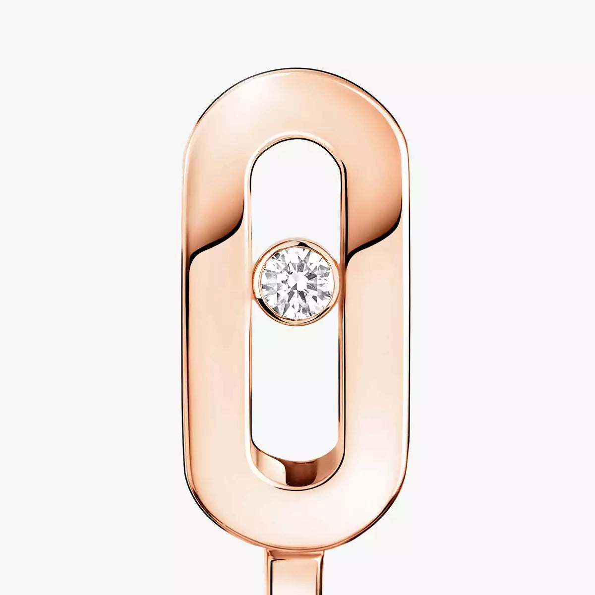 [Am Jewelry]Diamond Mini Hoop Earrings Move Classique