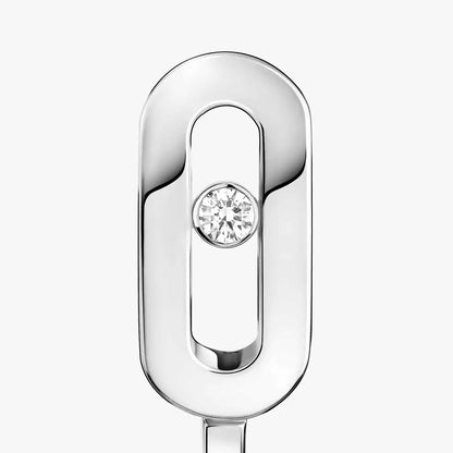 [Am Jewelry]Diamond Mini Hoop Earrings Move Classique