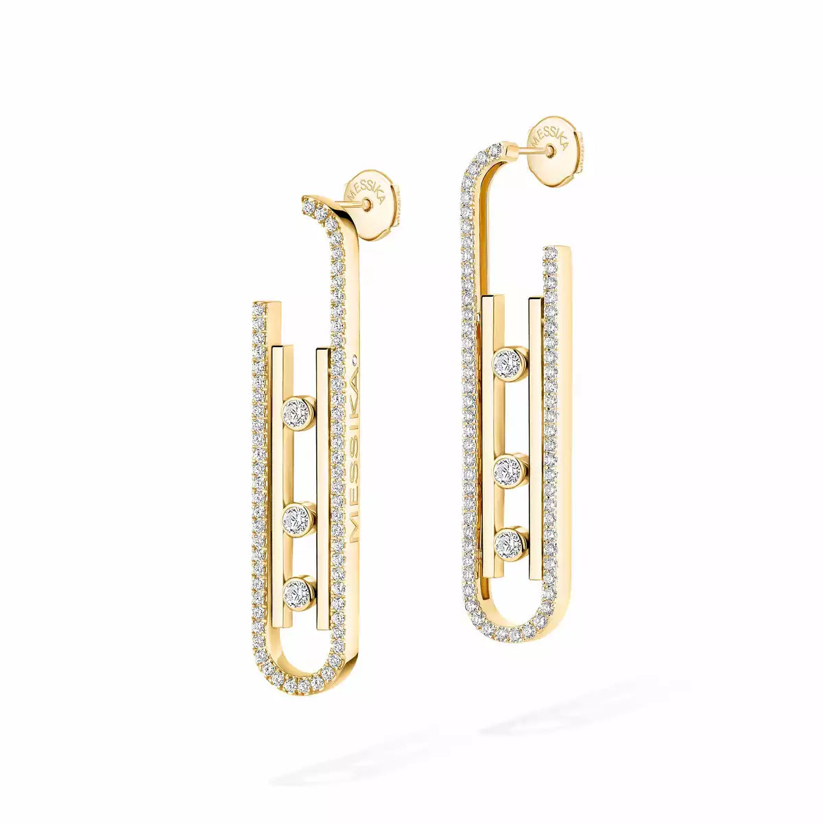 [Am Jewelry]Diamond Pendant Earrings Move 10Th