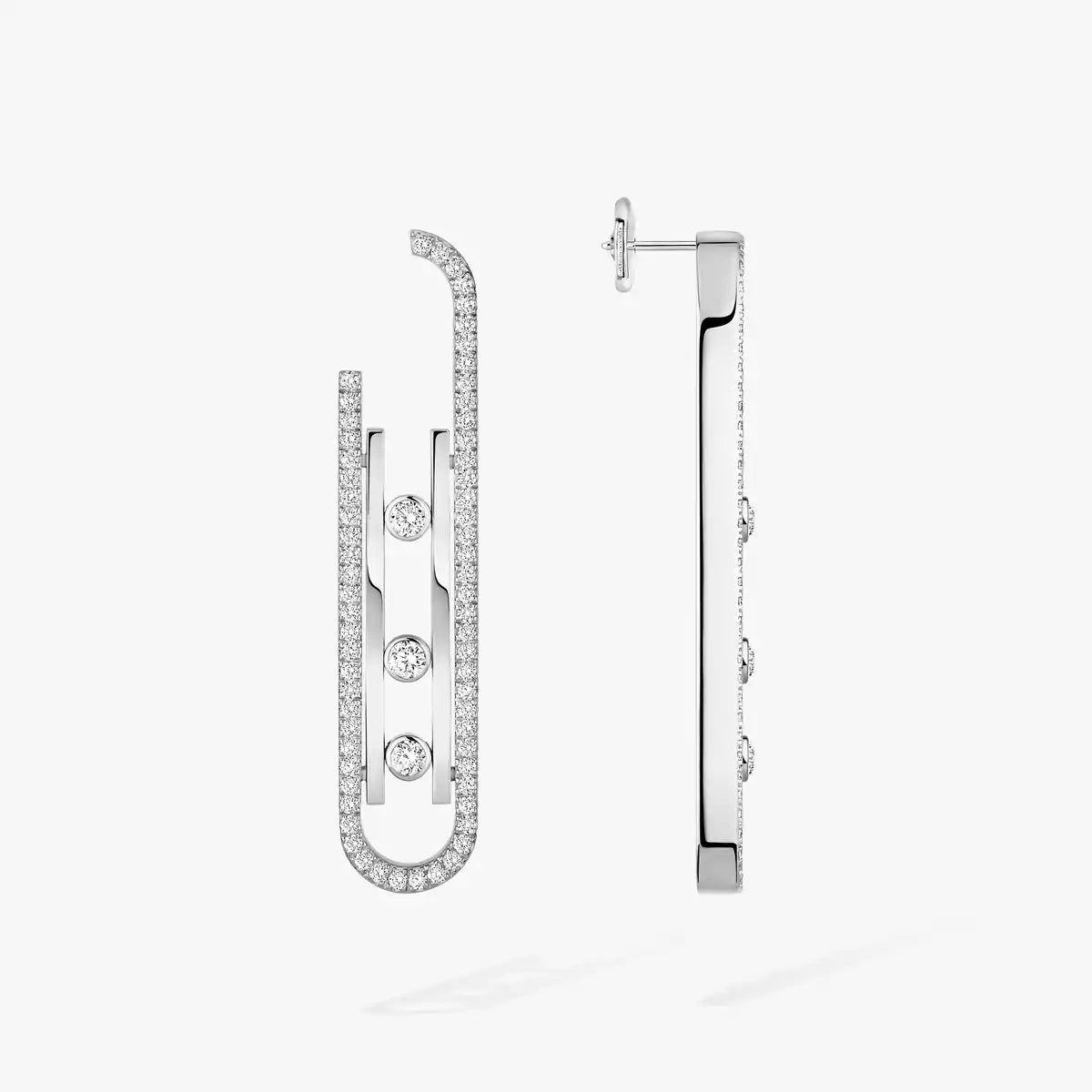 [Am Jewelry]Diamond Pendant Earrings Move 10Th