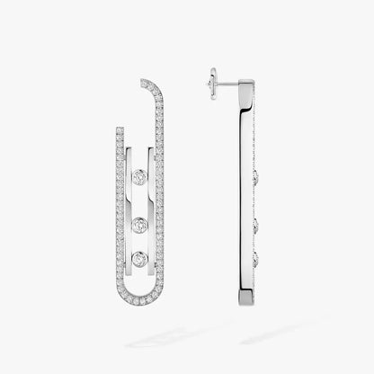[Am Jewelry]Diamond Pendant Earrings Move 10Th