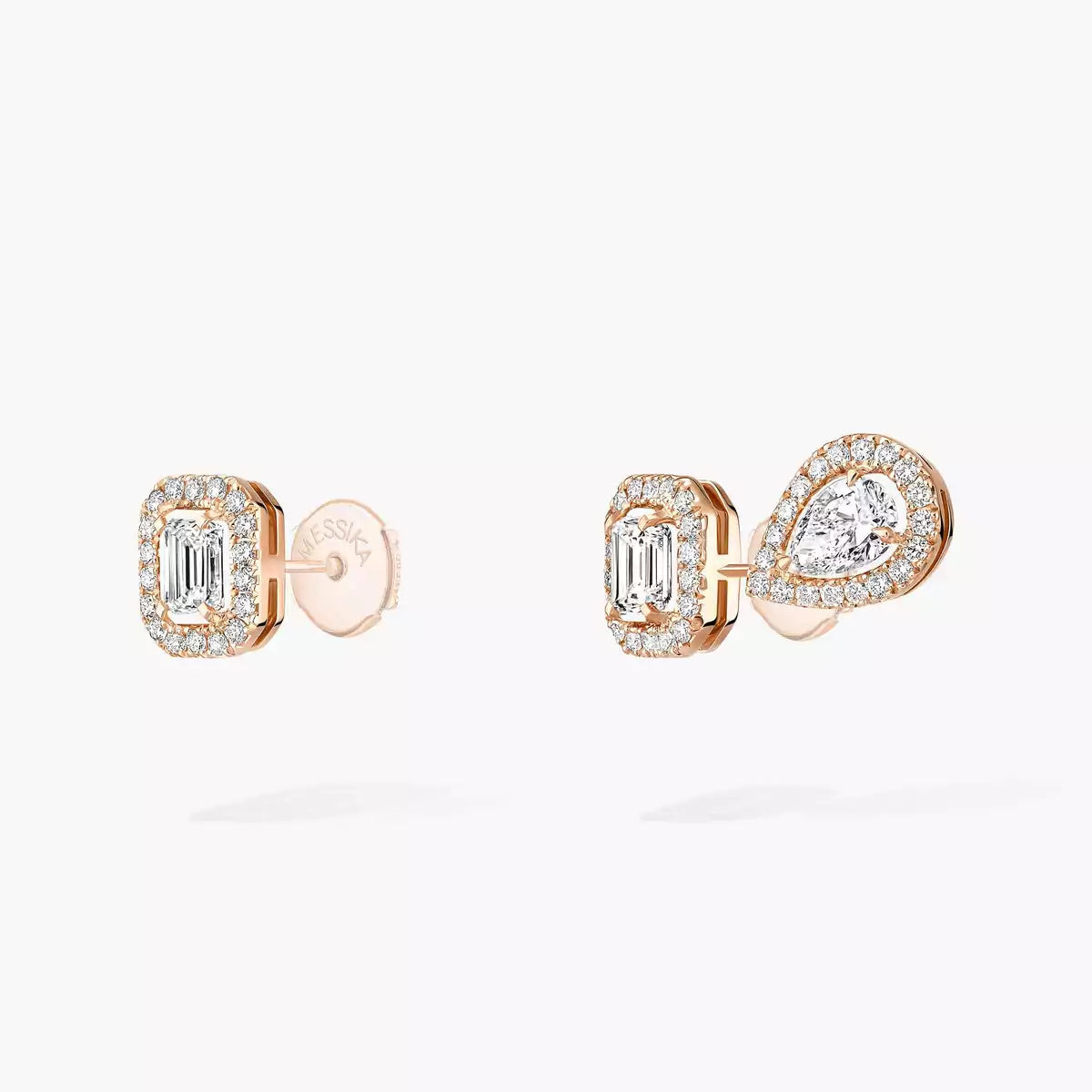 [Am Jewelry]Diamond Earrings 0,10ct My Twin 1+2